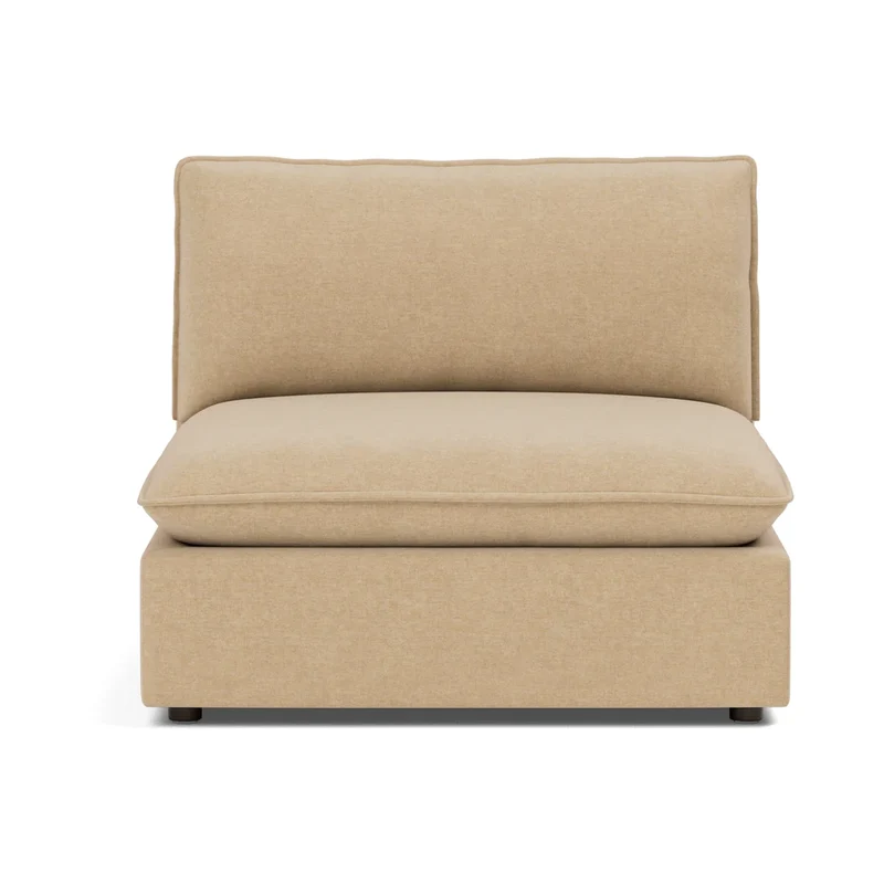 Chill Time Armless Chair, Hazelnut
