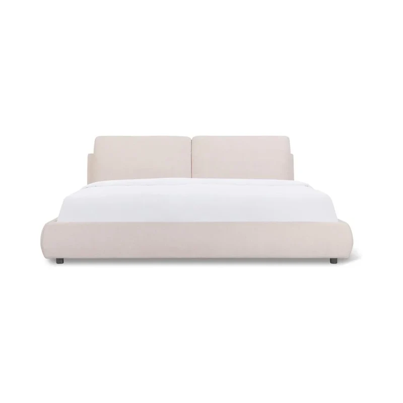 Cloud Bed With Storage, King, Latte