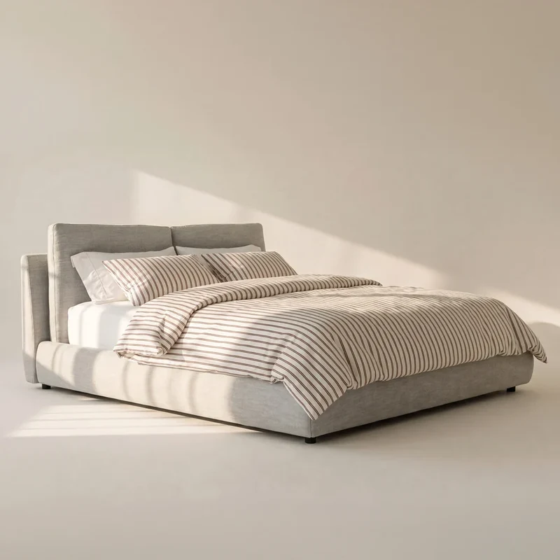 Cloud Bed, King, Stone