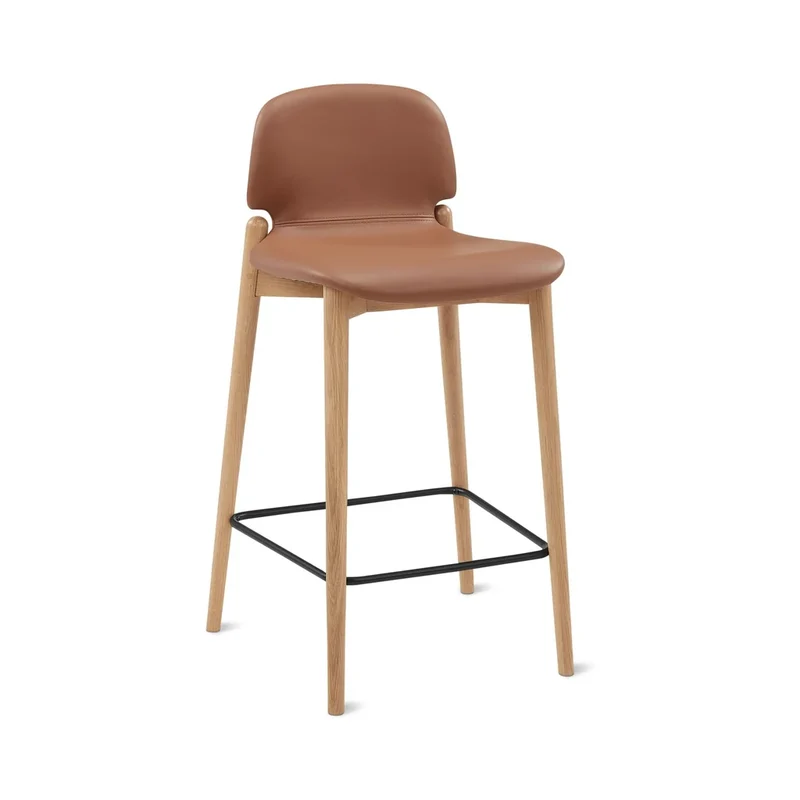 Dine In Counter Stool, Oak/Pecan