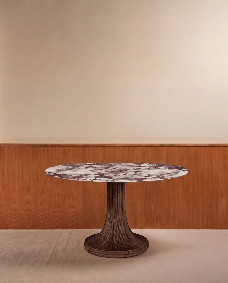 Table Haute Riviera - Marbre rouge