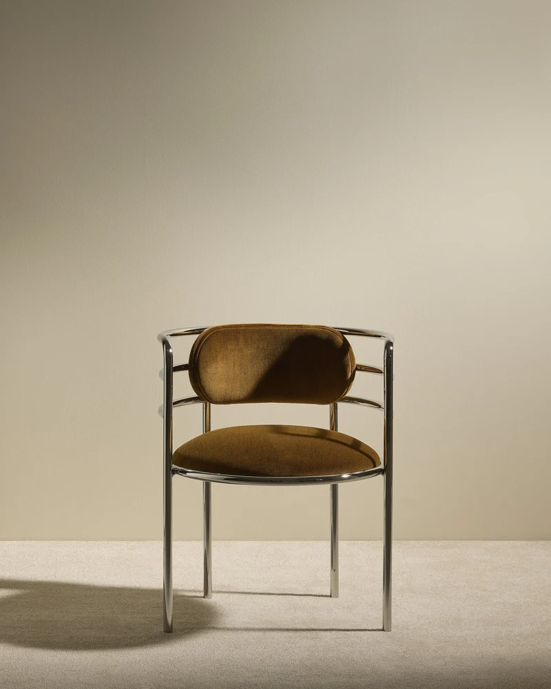 Moon Chair - Chrome