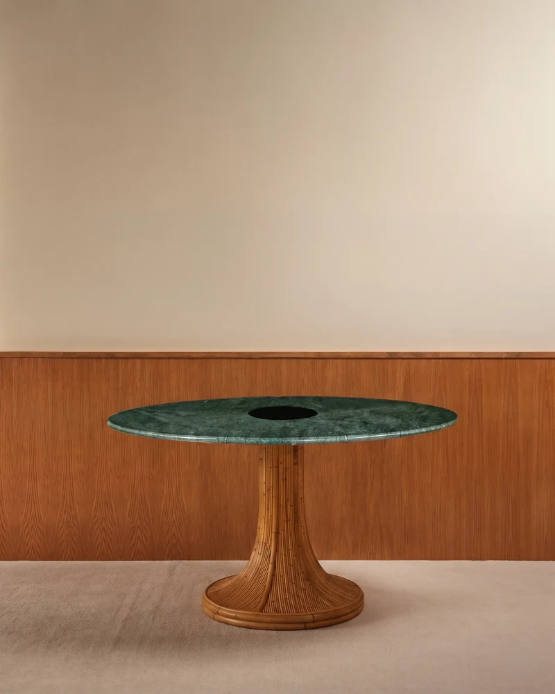 Table Riviera - Naturel / Marbre Vert