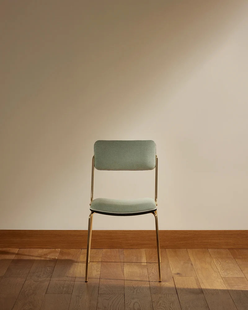 Double Game Chair - Gold / Almond