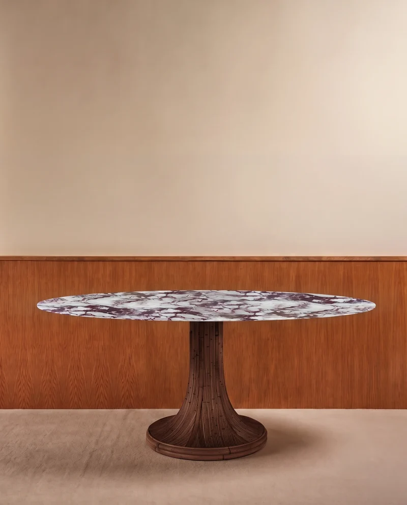 Table Haute Riviera - Marbre rouge