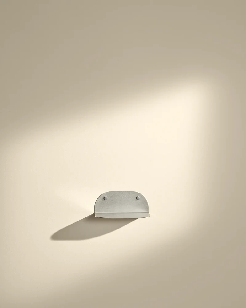 Tokyo wall shelf - Brushed stainless steel