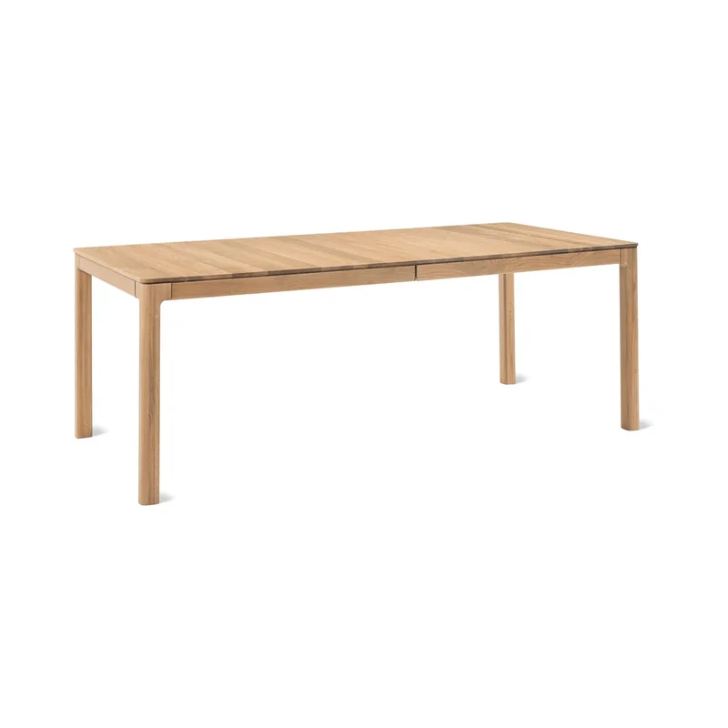 Bridge Extendable Dining Table, Seats 6-12, Oak
