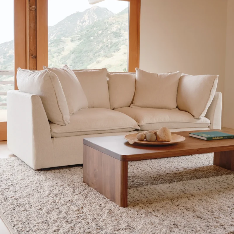 Chill Time 2-Piece Modular Sofa, Birch