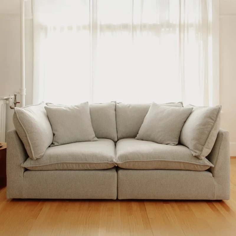 Chill Time 2-Piece Modular Sofa, Heather