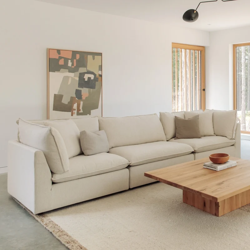 Chill Time 3-Piece Modular Sofa, Birch