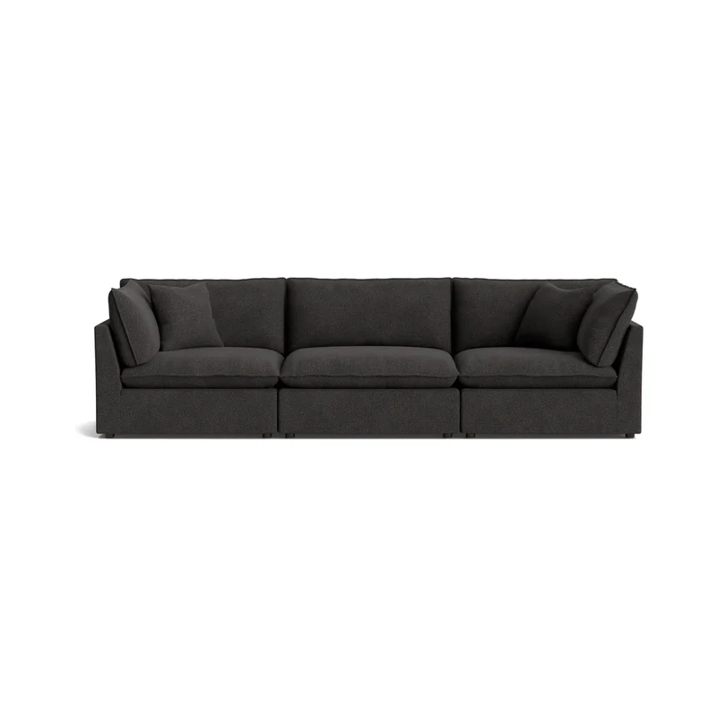 Chill Time 3-Piece Modular Sofa, Dark Shadow