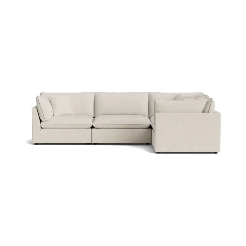 Chill Time 4-Piece Modular Sectional Closed, Birch
