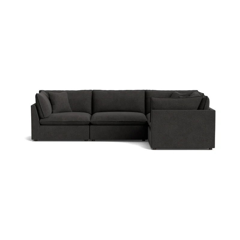 Chill Time 4-Piece Modular Sectional Closed, Dark Shadow