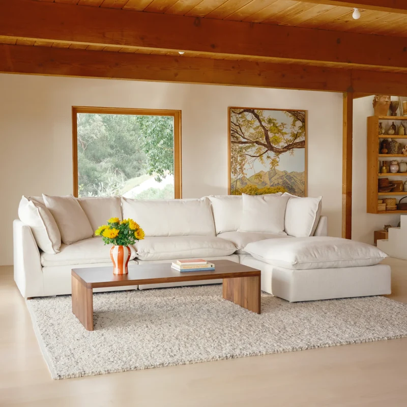 Chill Time 4-Piece Modular Sectional, Birch