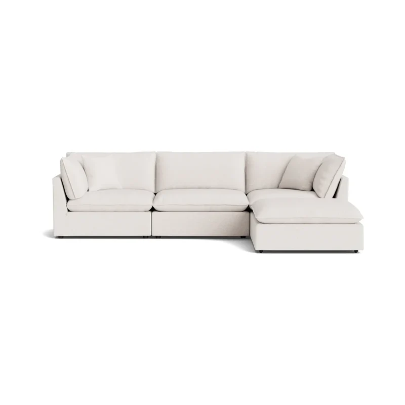Chill Time 4-Piece Modular Sectional, Nomad Snow