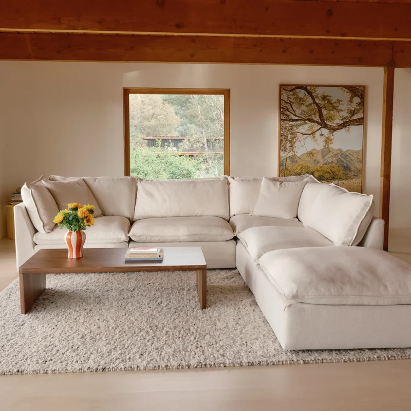Chill Time 5-Piece Modular Sectional, Birch