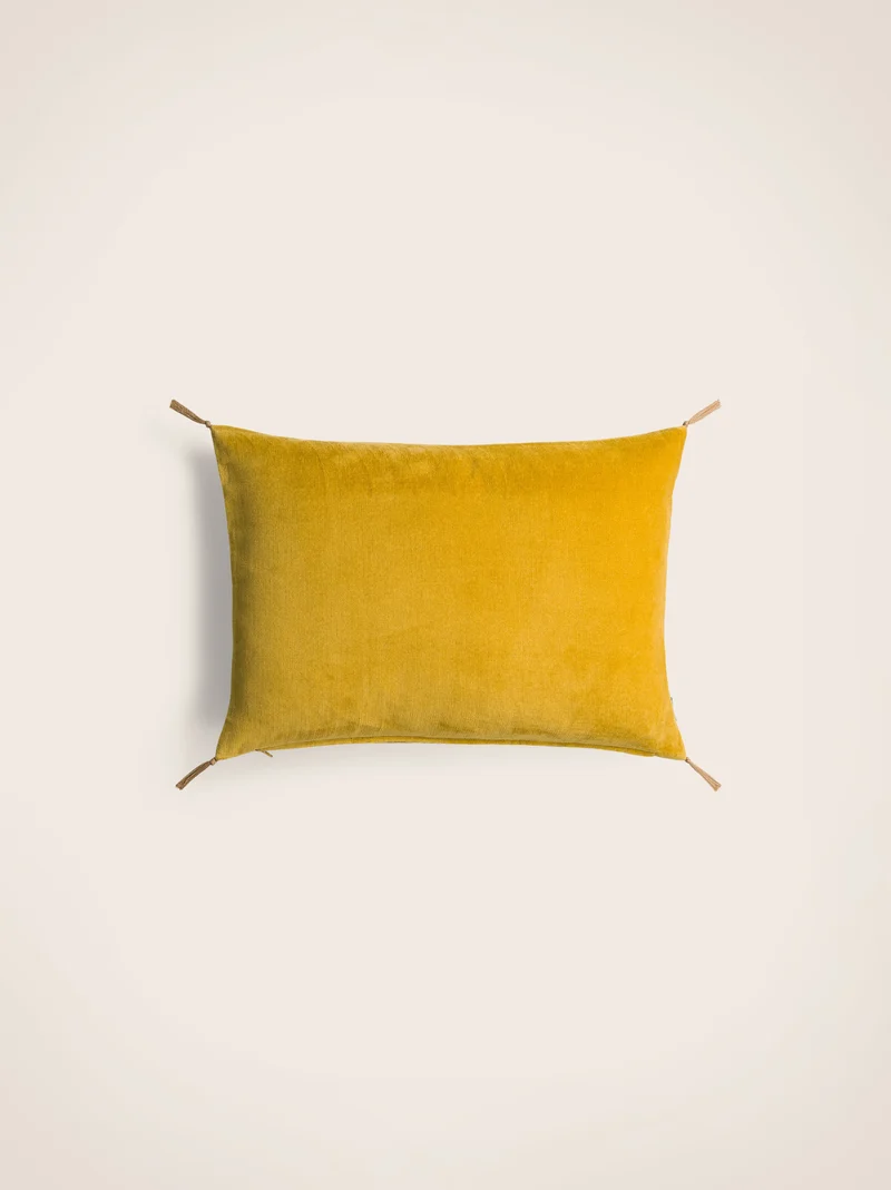 Housse de coussin Velours lavé