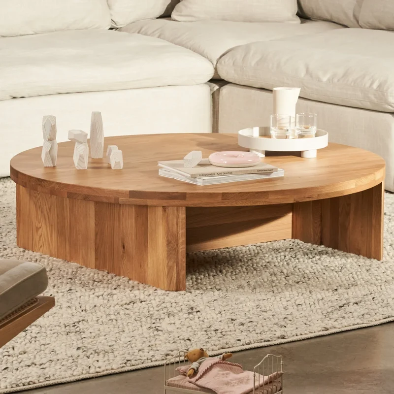 Field Coffee Table Round, Oak