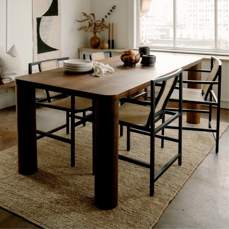 Field Dining Table, Seats 4-6 People, American Walnut
