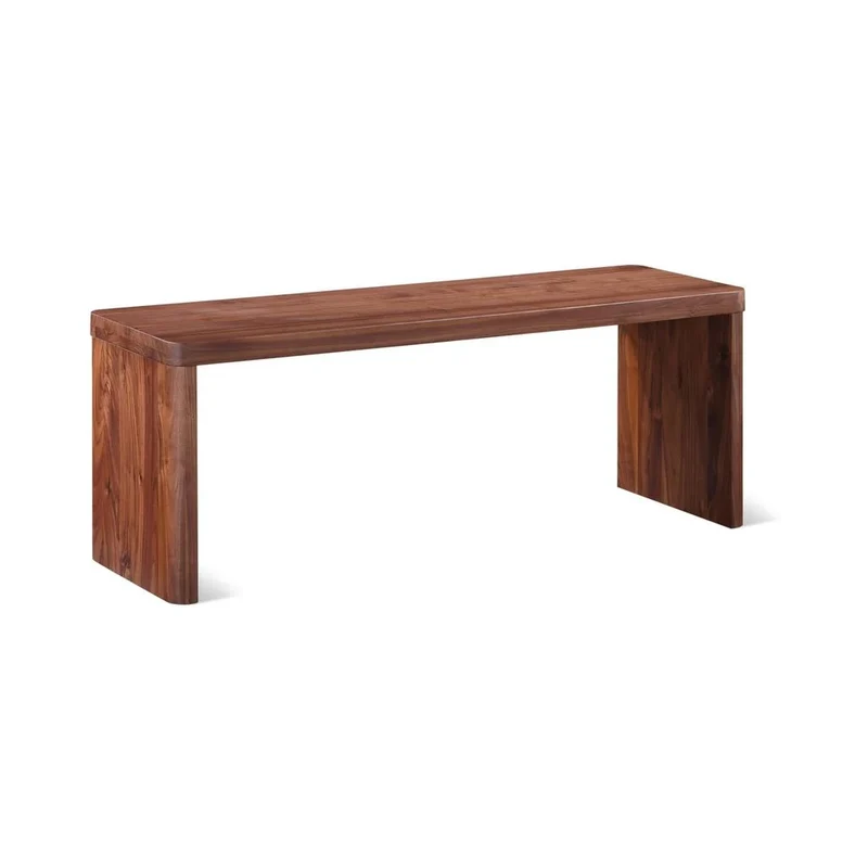 Form Bench, Seats 2, American Walnut