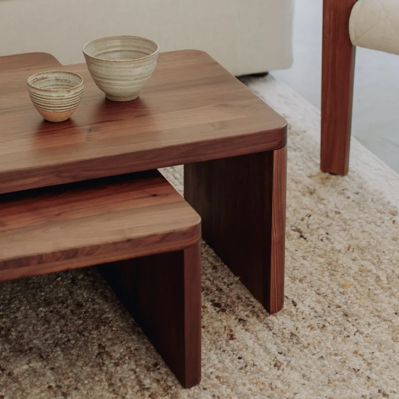 Form Coffee Table, Small, American Walnut