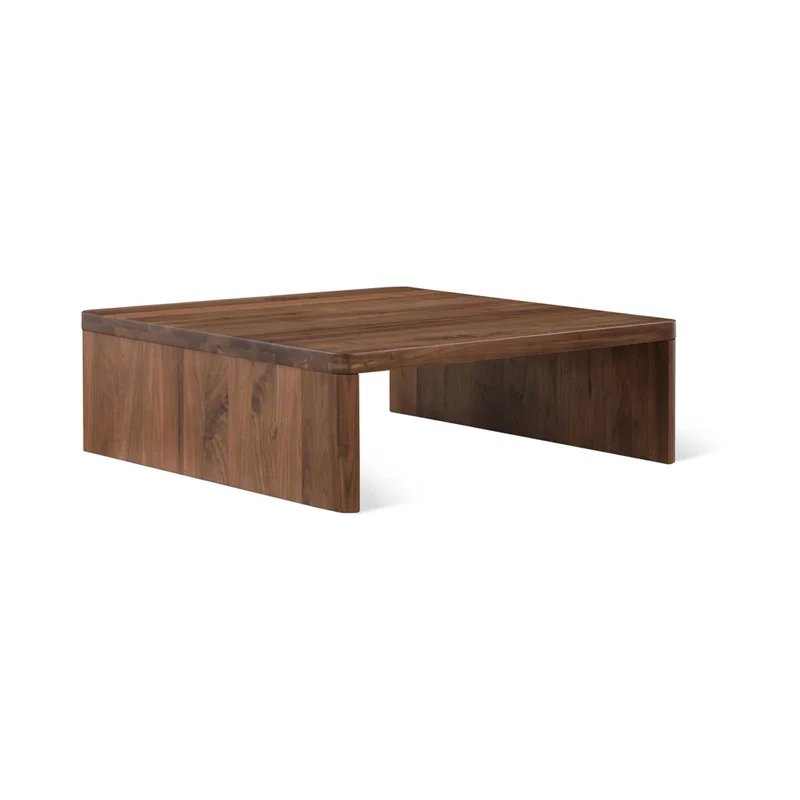 Form Coffee Table, Square, American Walnut