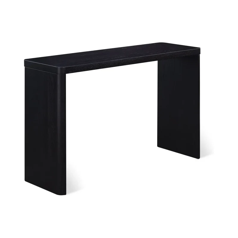 Form Console, Small, Black Oak