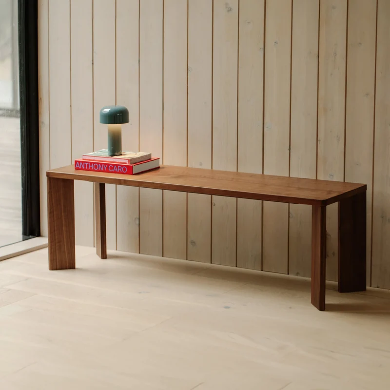 Frame Bench, Seats 2, American Walnut