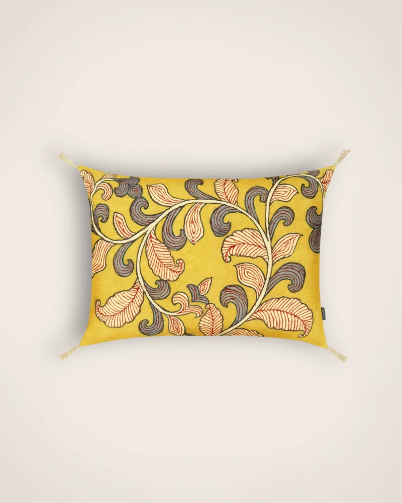 Housse de coussin Kalamkari