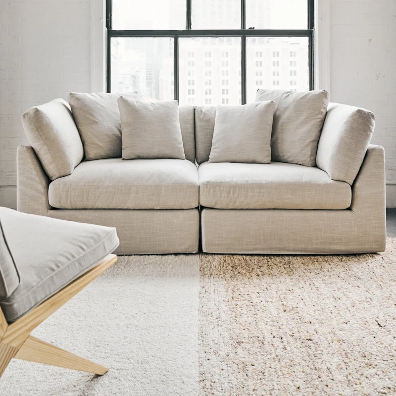 Get Together™ 2-Piece Modular Sofa, Standard, Light Pebble