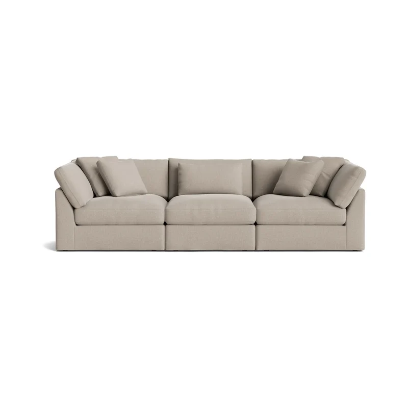Get Together™ 3-Piece Modular Sofa, Large, Light Pebble