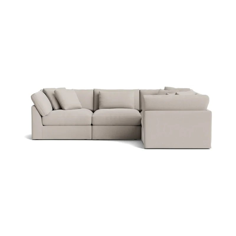 Get Together™ 4-Piece Modular Sectional Closed, Large, Clay