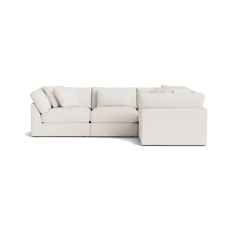 Get Together™ 4-Piece Modular Sectional Closed, Large, Nomad Snow