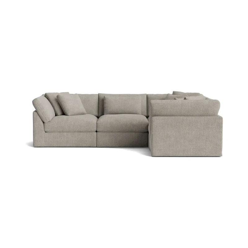 Get Together™ 4-Piece Modular Sectional Closed, Large, Oatmeal