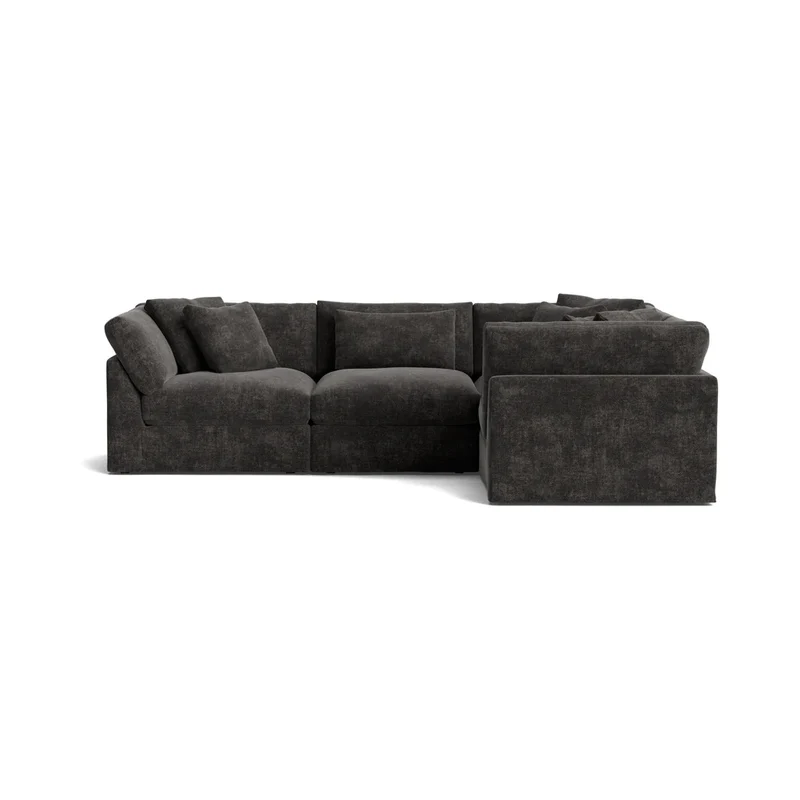 Get Together™ 4-Piece Modular Sectional Closed, Large, Truffle