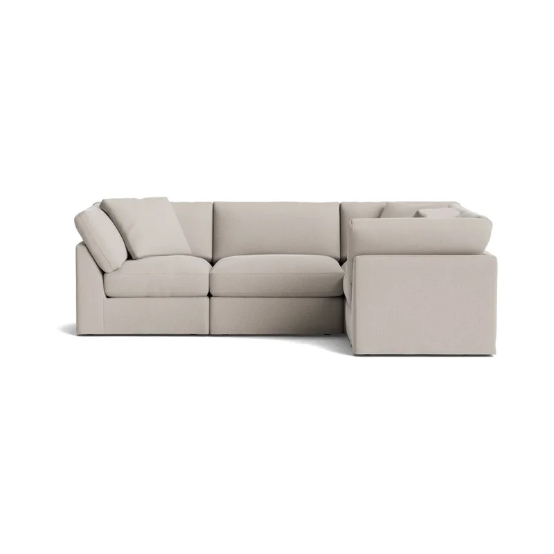 Get Together™ 4-Piece Modular Sectional Closed, Standard, Clay