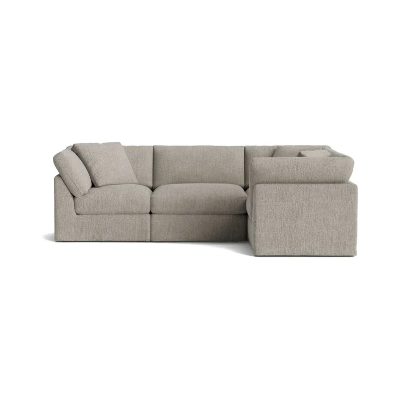 Get Together™ 4-Piece Modular Sectional Closed, Standard, Oatmeal