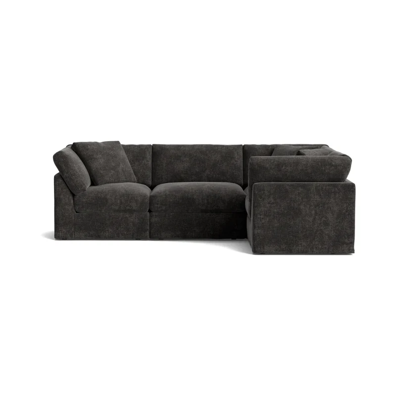 Get Together™ 4-Piece Modular Sectional Closed, Standard, Truffle