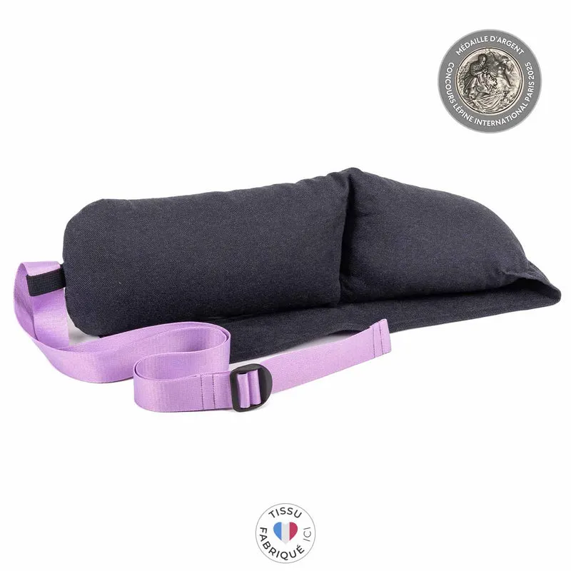 Coussin d'allaitement sangle mauve · DUOH