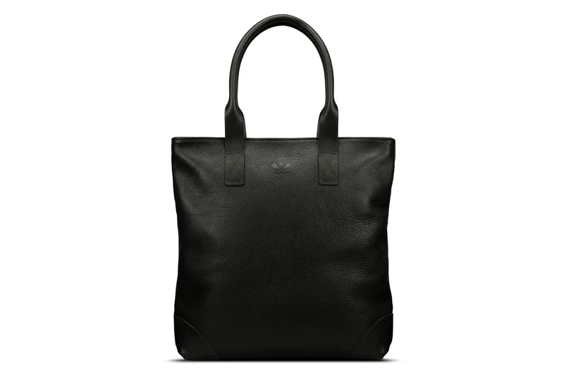 Leather Tote - Black
