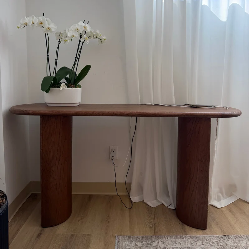 Haven Console Table White oak（karhyn studio sale）