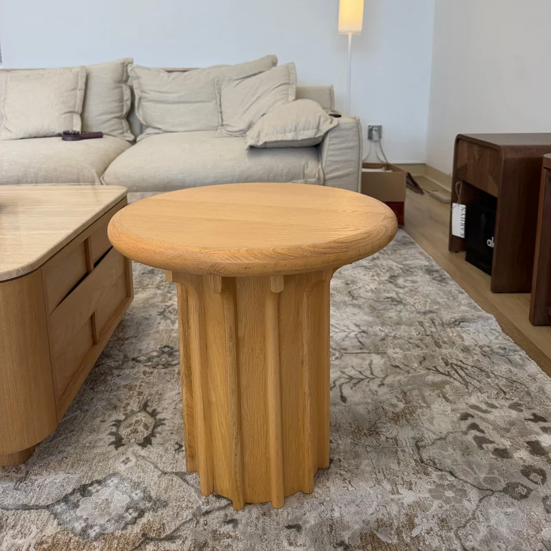 Corin Side Table White oak（karhyn studio sale）