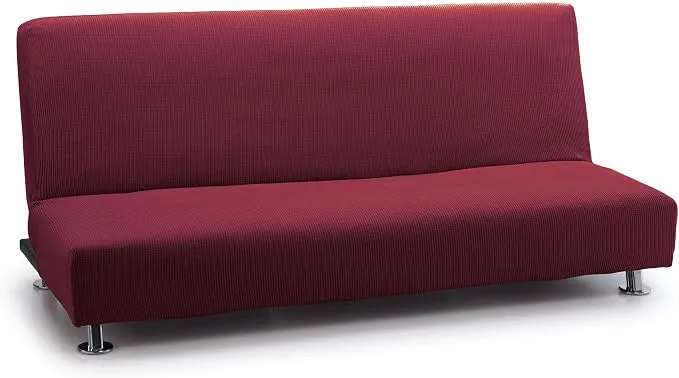 Housse élastique pour canapé lit clic-clac Trois Places | Housse de canapé lit Universelle | Protecteur de qualité en Tissu Jacquard Toucher Coton