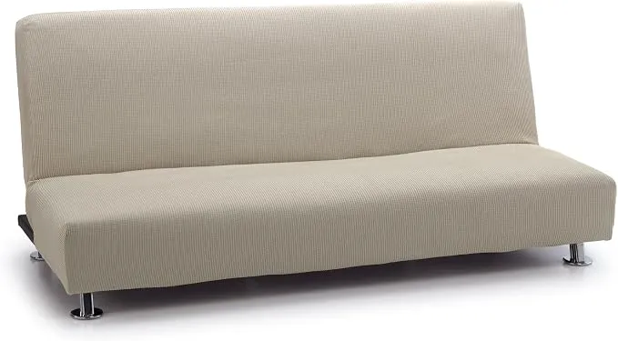Housse élastique pour canapé lit clic-clac Trois Places | Housse de canapé lit Universelle | Protecteur de qualité en Tissu Jacquard Toucher Coton