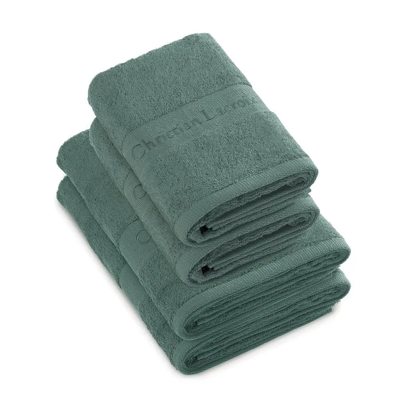 Set de 2 serviettes et 2 draps de bain