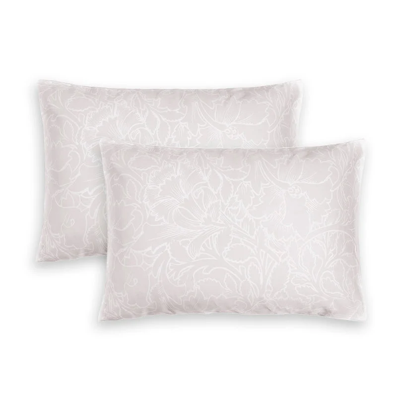 Taie(s) d'oreiller satin de coton - Arabesque Taupe