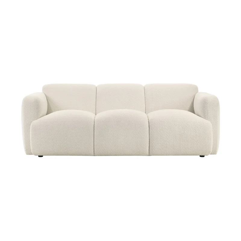 Low-Profile Beige Lounge Sofa