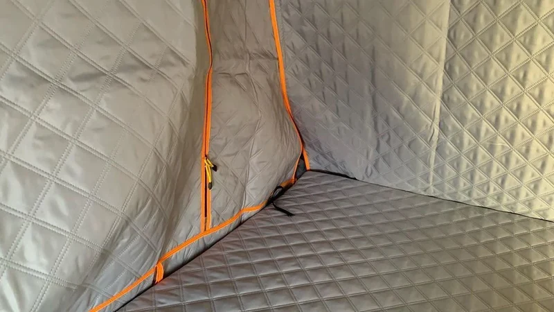 Insulated RTT Liner, Quilted, Zip-in, Gray