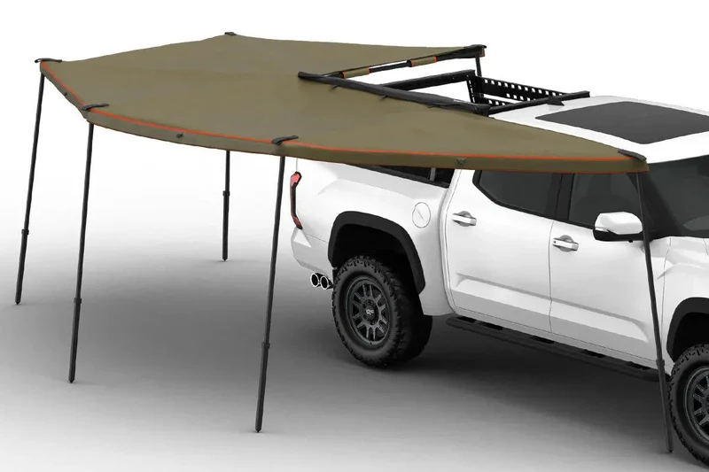 270 Degree Awning, XL, Passenger Side, C-Channel Aluminum, Olive