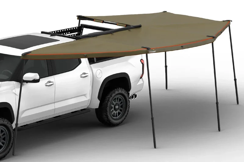 270 Degree Awning, XL, Driver Side, C-Channel Aluminum, Olive